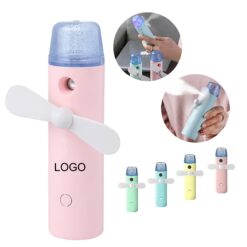 Multifunction Portable Fan with Facial Sprayer