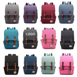 Personalized Vintage Canvas Backpack