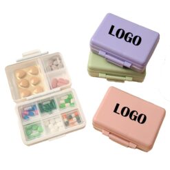 Portable 9 Compartments Pill Organizer