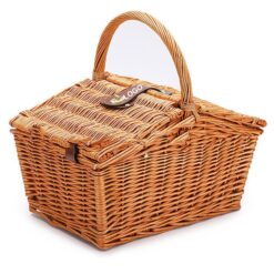 Folding Picnic Basket with Lid